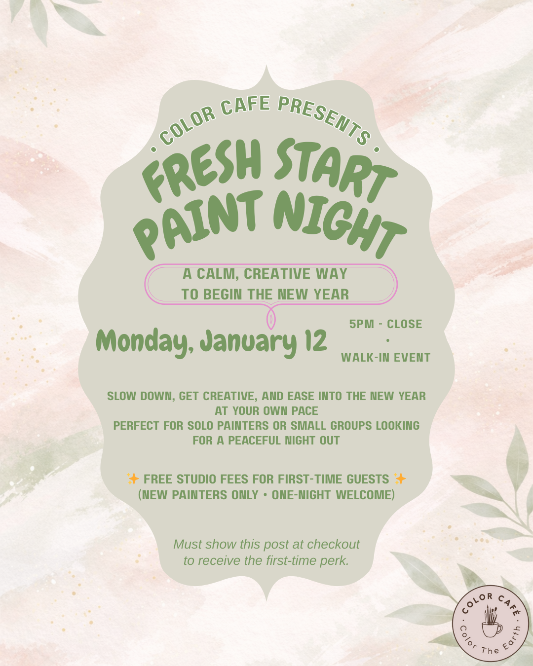 Fresh Start Paint Night