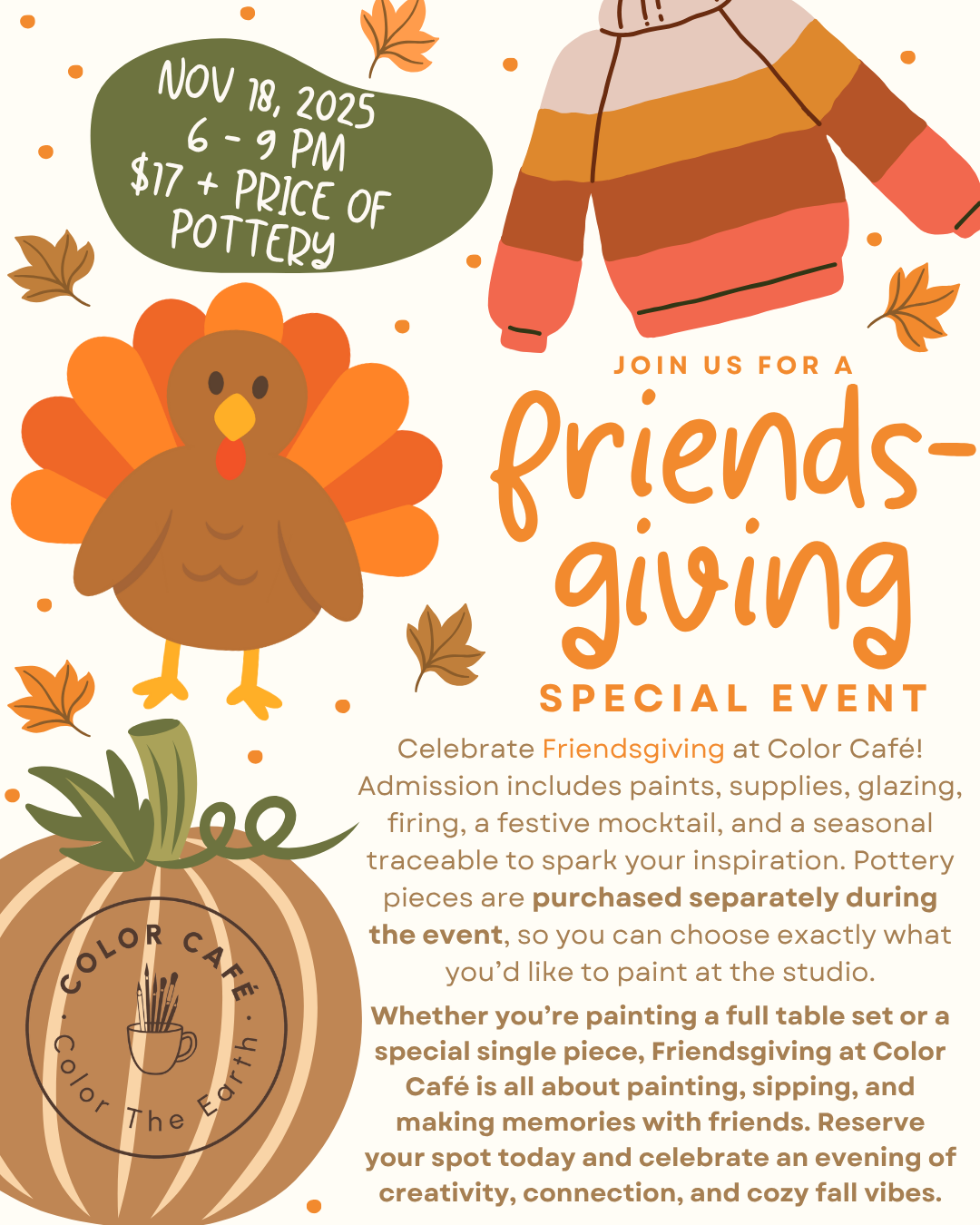 Friendsgiving - Event Fee
