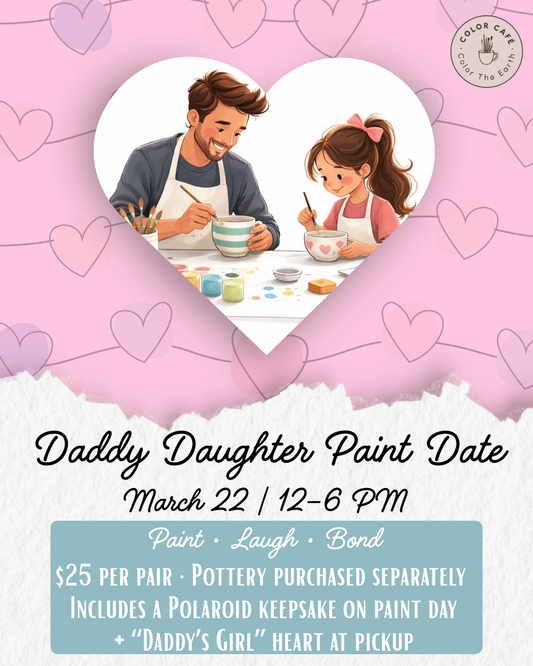 Daddy Daughter Paint Date 💗